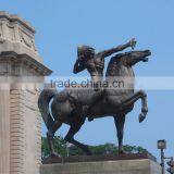 High Quality Metal Craft Bronze Indian Horse Sculpture for Garden thumbnail-2