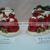 Terracotta Santa and Snowman thumbnail-1