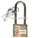 Padlock, Heavy Type With High Steel Shackle - Brass Body thumbnail-1