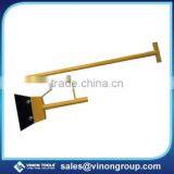 7" Heavy Duty Floor Scraper With Long Steel Handle