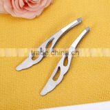 Mirror Polishing Leaf Shape Cover Eyebrow Tweezer in Beauty Salon thumbnail-4