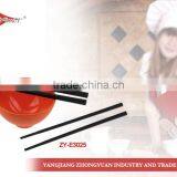 Flexible Silicone Bowl and Silicone Chopsticks thumbnail-1