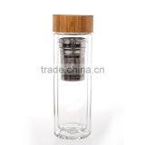 Promotion Gfit High Borosilicate Glass Sport Water Bottle / Glass Tea Bottle / Tea Infuser Bottle thumbnail-2