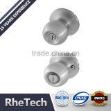 Stainless Steel Entry Privacy Passage 587 Hotel Round Knob Door Lock thumbnail-1