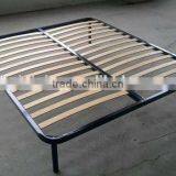 Heze Kaixin Queen Bed Frame With Steel Frame and Wood Slats thumbnail-1
