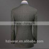 High Quality Houndstooth Business Suits/ Italy Style Suits for Men/ Functional Buttons on Sleeve. thumbnail-2