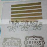 Custom Printing PVC Clothing Heat Transfer Label