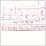 Kearing Brand, Sanwich Line Scale Ruler, 1/5 Red Ink Transparent Ruler #8515 thumbnail-4