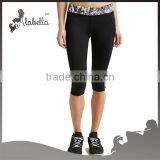 Ladies Capri Trousers With Printed Fabric Ladies Trousers Designs thumbnail-1