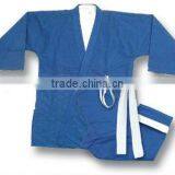 Reversible Blue White Judo Uniforms Medium Weight thumbnail-1