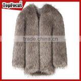 2017 Winter New Hot Ladies Coat Suit Designs Fox Fur Coat for Women thumbnail-1