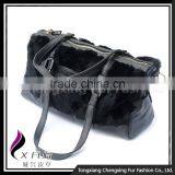 CX-H-32 Genuine Rex Fur Women Handbag Ladies thumbnail-1
