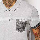 Custom Logo T-shirt Printed Pocket Polo T-shirt Wholesale PS0113A thumbnail-3