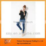 2012 Lastest Stylish Womens True Jeans Women Pants Black Color thumbnail-1