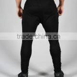 100% Cotton Mens Fleece Pants With Drawstring Mens Sports Pants thumbnail-3