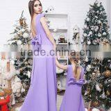 2017 Hot Selling Mother And Daughter Matching Dresses Baby Long Frocks Prom Dress Long Party Frock Designs thumbnail-1