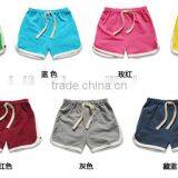Top Quality Custom Apparel Cheap Quick Dry 100 Cotton Plain Children Sports Shorts thumbnail-2