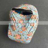 Infant Baby Car Seat Cover Rayon Nursing Cover Car Seat Canopy Polka Dot Baby Canopy Stretchy Car Seat Cover thumbnail-6