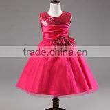 2015 New Flowers Dress For Girls For Wedding and Party Summer Baby Clothes Princess Party Kids Dresses For Girl Infant Costume thumbnail-2