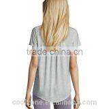 2015 Fashion Short Sleeve Tropical Flower Print Top Wholesale Custom T-shirt thumbnail-3
