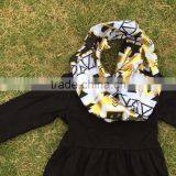 Baby Girls Clothes FALL/Winter Kids 3 Pieces Scarf Aztec Pant Sets Girls Hot Sell Boutique Clothes Kids Suit thumbnail-5