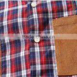 2016 New Arrival England Style Splicing Men Denim Casual Shirt thumbnail-4