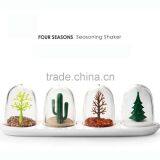 4PCS Kitchen Supplies Bottle Seasons Spice Seasoning Salt Pepper Shaker Condiment Shaker Container Animals Bottle KC1128 thumbnail-2