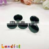 12mm Handicraft Fabric Toys Stuffed Animal Plastic Black Oval Doll Eyes thumbnail-1