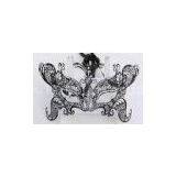 Luxury Venetian Metal Masks Unique Swarovski Crystal For Weddings