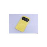 Yellow Samsung leather case for Sumsung Mega