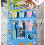 Cute 3D Tooth Baby Wash Shape Erasers Set thumbnail-4