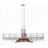 Electric 1000kg Aerial Single Lifting Mast Climbing Work Platform for Building Cleaning thumbnail-1