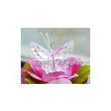 Stylish Clear Lovely Crystal Butterfly, Crystal Animal thumbnail-1