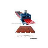 Colored glaze steel processing machine,glazed roofing machine,metal tile forming equipment