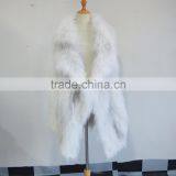 SJ818 Natural Color Real Fox Knit Winter Fashionable Vest thumbnail-1