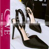 China Supplier New Arrivals High Heel Shoes Gold Sandals Heeled for Women thumbnail-6