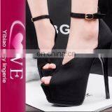 Factory Direct Best Quality Colorfuls Fashion Suede Peep Toe High Heel Shoes Women thumbnail-2