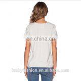 Custom Casual Short Sleeve Plain t Shirt Print for Women thumbnail-3