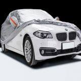 Silver 190T polyester car covers