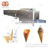 High Efficiency Full Automatic Snow Rolled Sugar Waffle Cone Production Line Rolled Baking Rolling Ice Cream Cone Making Machine