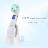 7in1 RF EMS LED photon Microcurrent Face Massager to Clean Face