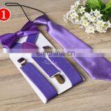 Kids Suspenders With Bowtie Ties 3PCS Set Children Boys Girls Braces Adjustable Suspenders Baby Party Wedding Ties Accessories thumbnail-6