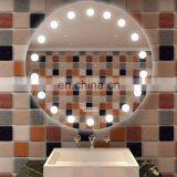 Hot Selling Anti-fog Makeup Bathroom Bronze Glass Mirror With Led Demister thumbnail-2