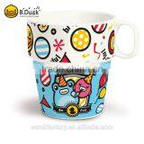 Popular B.Duck Design Artistic Ceramic Coffee Cup Tea Cup Party Cup (5 Sets) thumbnail-4