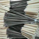 BBQ Grill Wood Handle Stainless Steel Skewers thumbnail-3