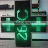 P10 Temperature Outdoor Pharmacy LED Green Cross thumbnail-1