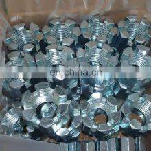 DIN 935 Carbon Steel Grade 8 Yellow Zinc Hexagon SlottednutM10 M12 thumbnail-5