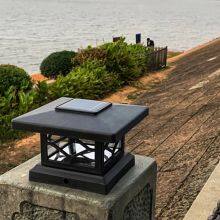 Solar Post Cap Light Waterproof Energy Saving LED Solar Fence Light Warm White Light Decoration for Garden Fence thumbnail-4