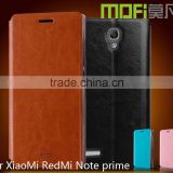 MOFi Ultra-thin Flip PU Leather Mobile Phone Cases Cover for XiaoMi RedMi Note prime, TPU Back Cover for XiaoMi RedMi Note prime