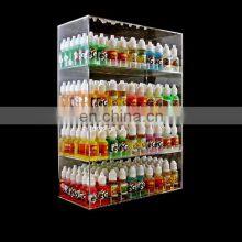 4 Shelf Acrylic e Liquid Retail Display Case Without Divider